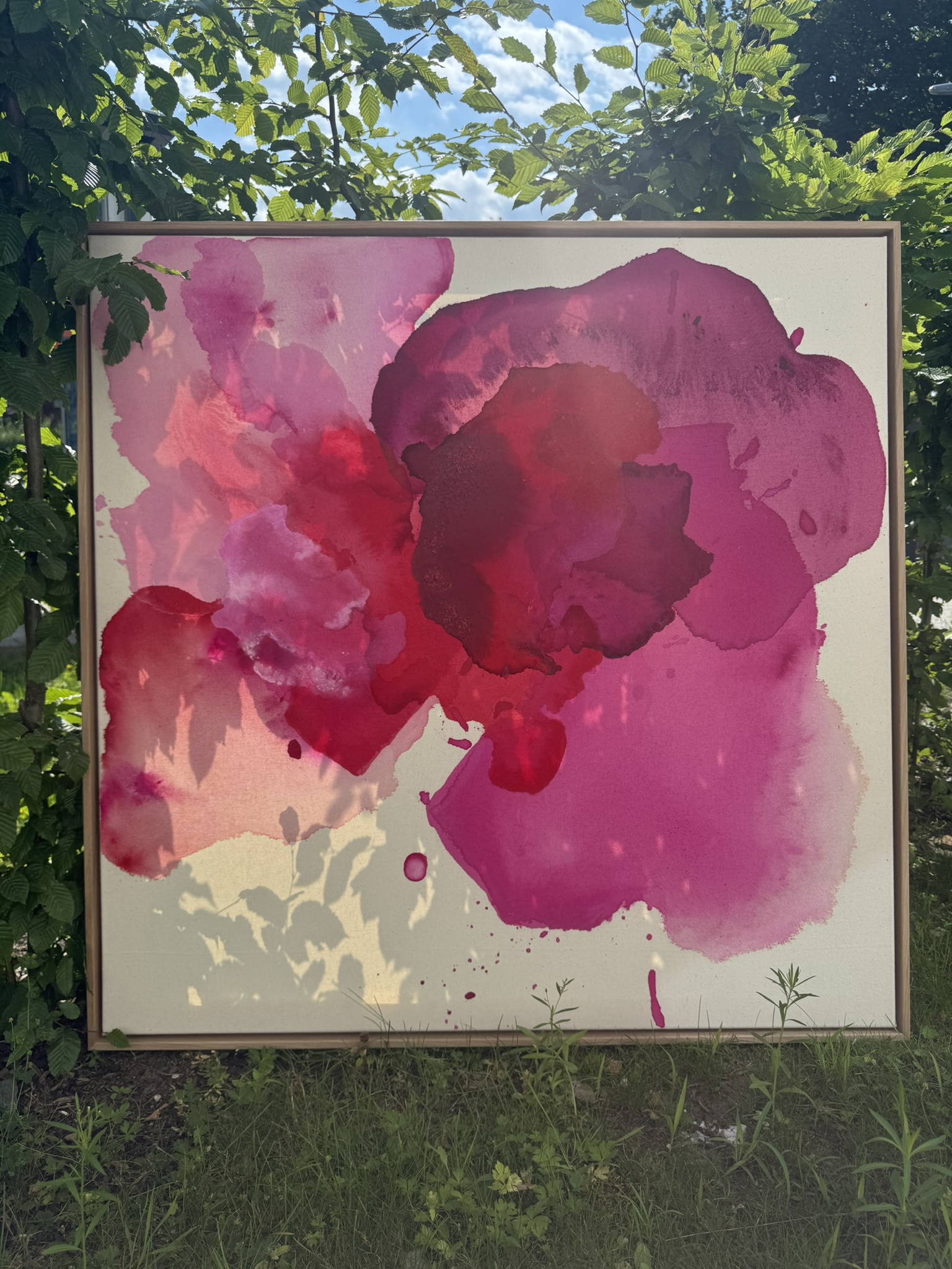 Herzschlag, 2026, Acryl auf roher Baumwollleinwand, Ansicht 9